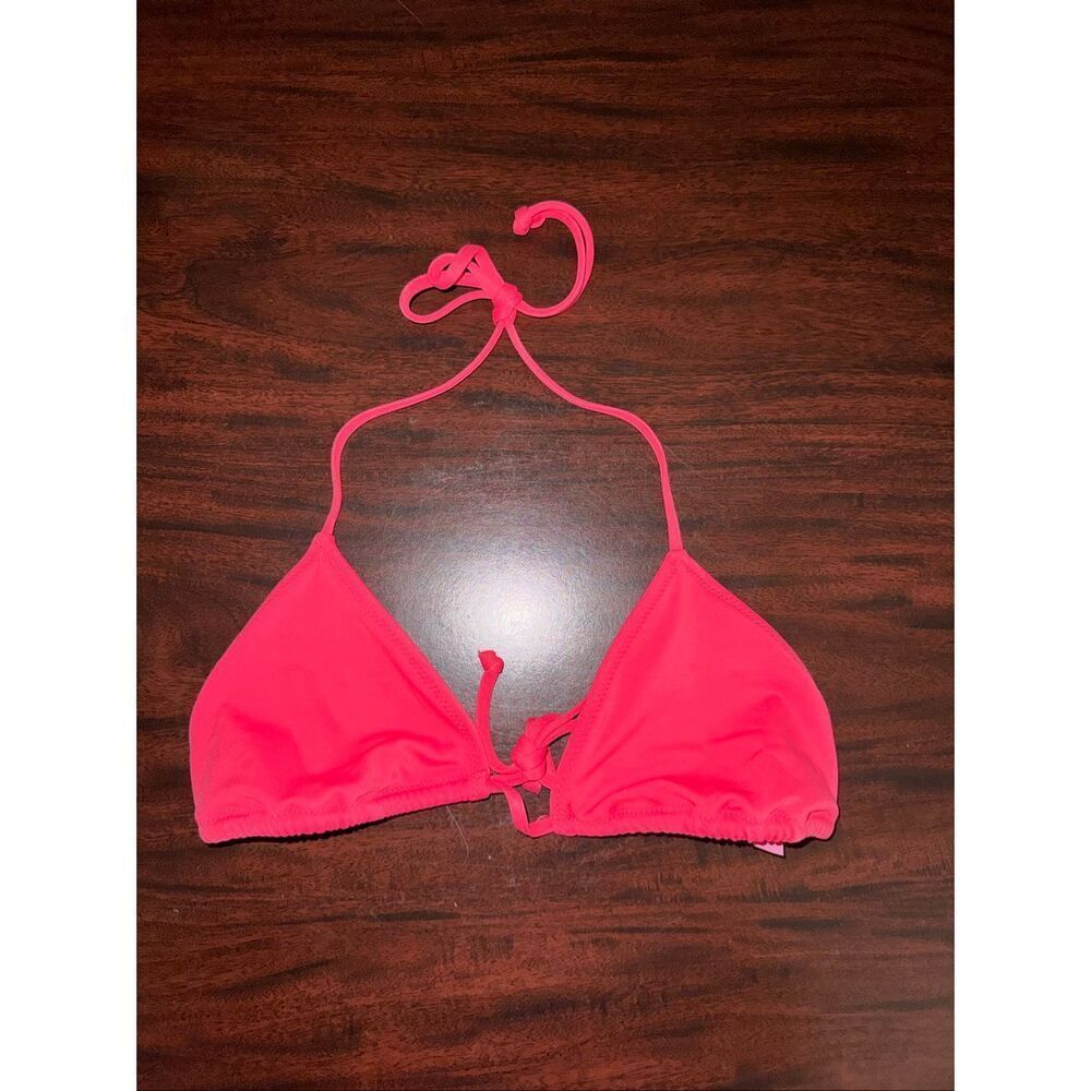 Victoria’s Secret Hot Pink Triangle Bikini Top Size Small
